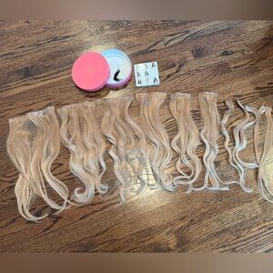 Luxy 20” seamless Bronde balayage clip in hair extensions (180g)